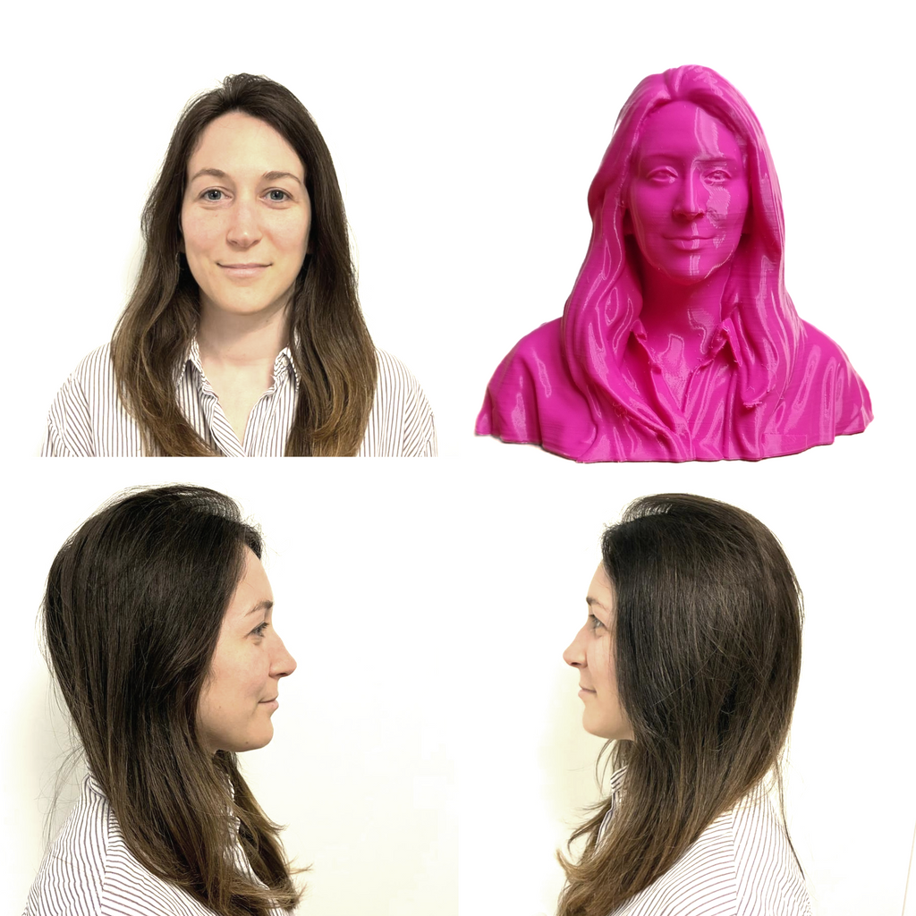 Busto Personalizzato 3D da Foto - Ritratto Scultoreo Moderno
